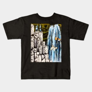 Icelandic Waterfall Kids T-Shirt